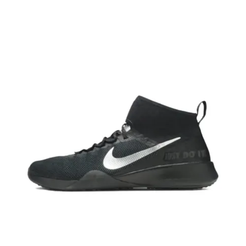 Nike Air Zoom Strong Anti Slip Wear Resistant Mid Top Casual Running Shoes Women's Black