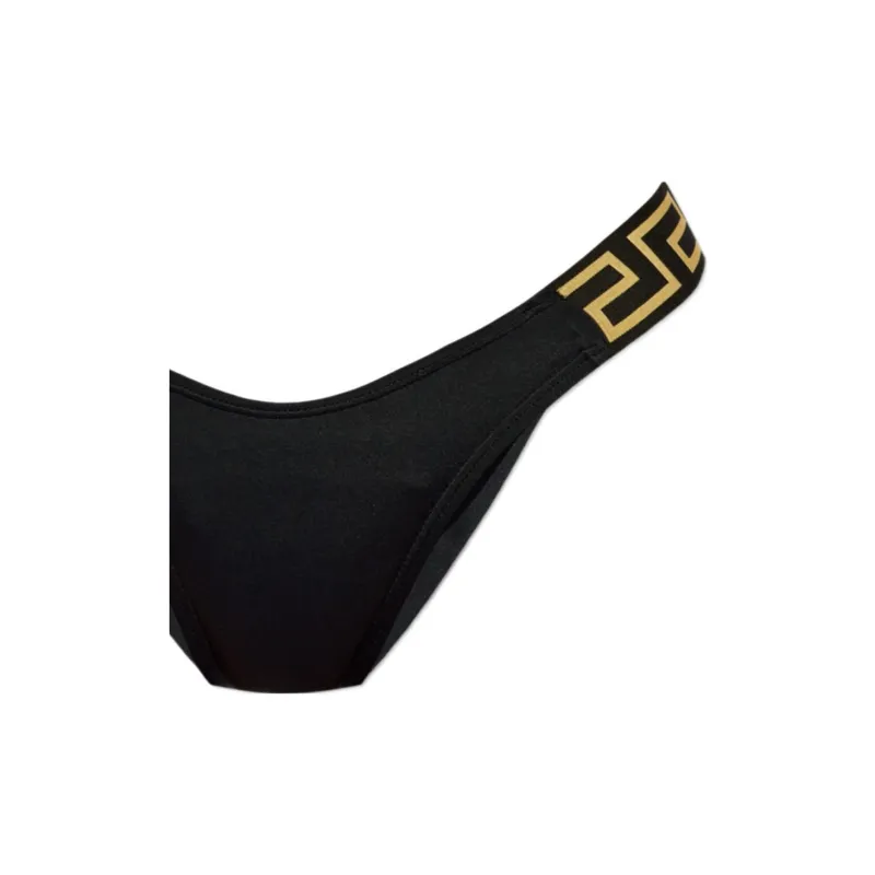 VERSACE Logo Band Swimsuit Bottoms-2