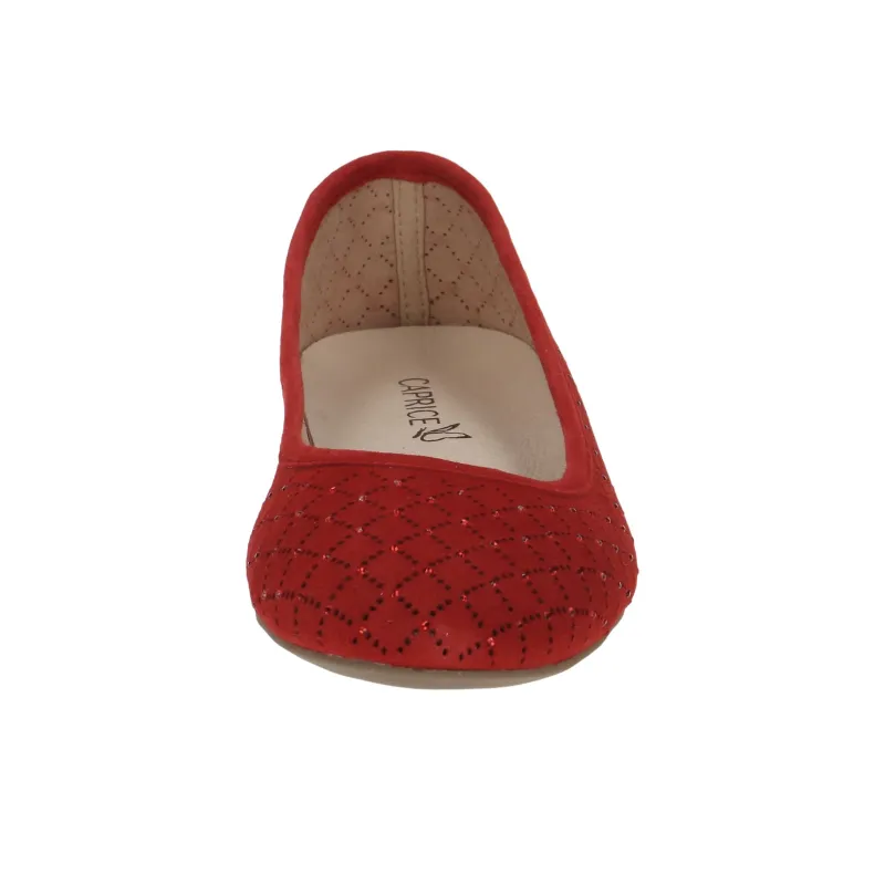 CAPRICE Kendra Casual Single Shoes 1.5cm Women's Red-4