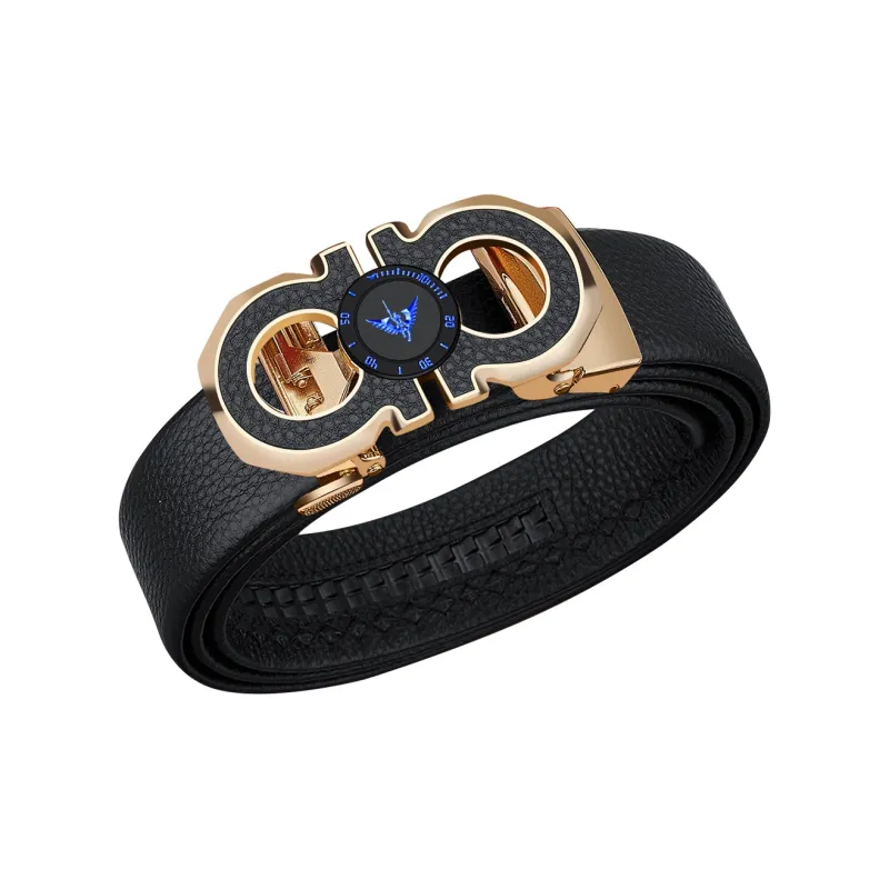 WilliamPOLO Cow Leather Belt Men's 3 Colors Available For Selection 3.5cm Width-15
