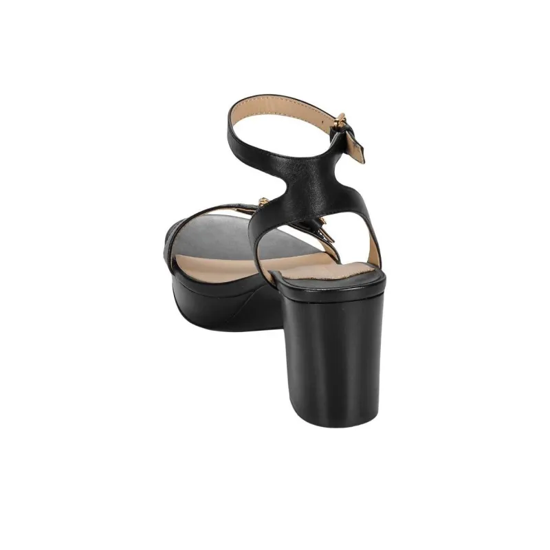 LAUREN RALPH LAUREN Melissah One Strap Sandals 5cm Women's Black-5