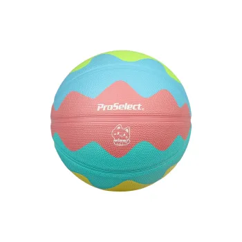 ProSelect Rubber Basketball Multicolor Size 5 Training Kids'