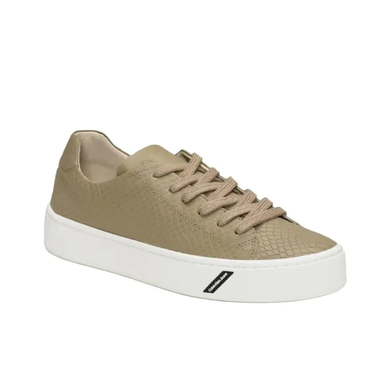 CALVIN KLEIN Jeans Low-Top Skateboard Shoes Women's Brown-2