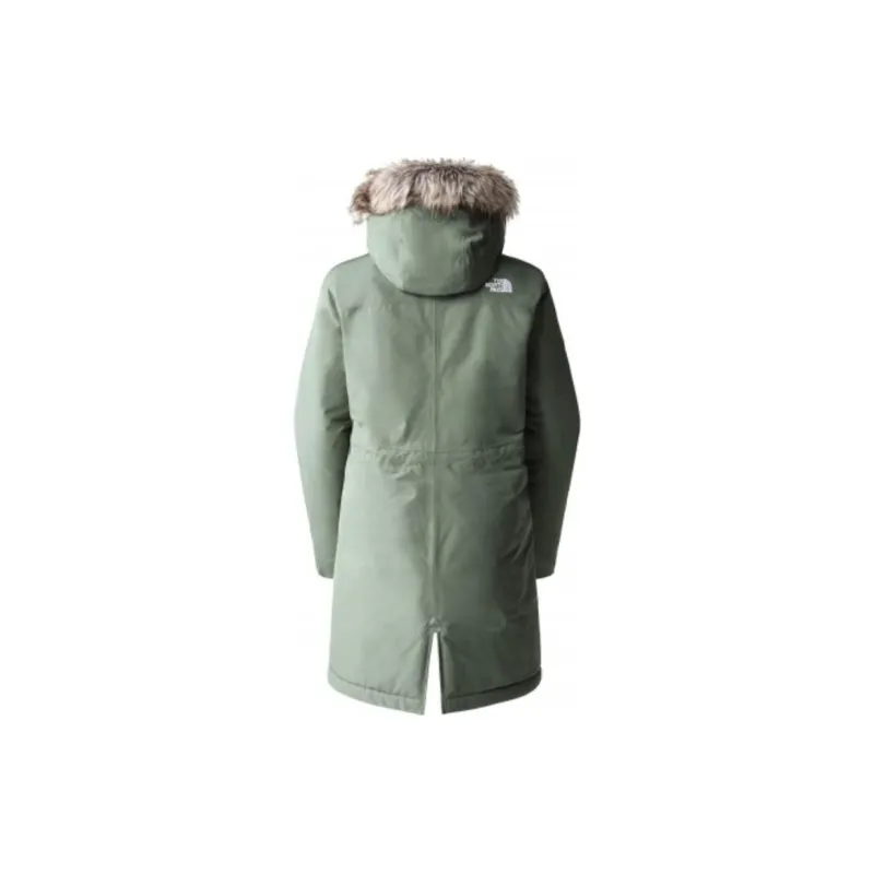 THE NORTH FACE Zaneck W RECYCLED THYME Parka Coat Women's Green-1