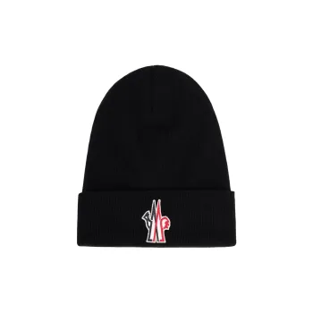 Moncler Logo Patch Beanie