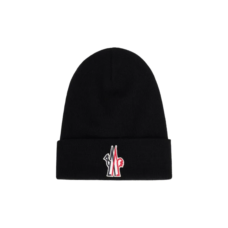 Moncler Logo Patch Beanie-0