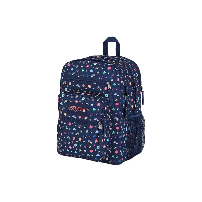 JanSport Polyester Backpack Large Size Women's Blue-1