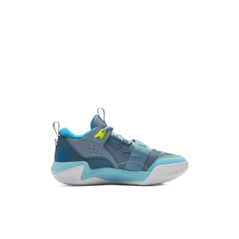 LINING YOUNG Basketball Low Top Children's Basketball Shoes Ash Gray Blue/Dark Cyan Blue/Breeze Blue Kids'-1