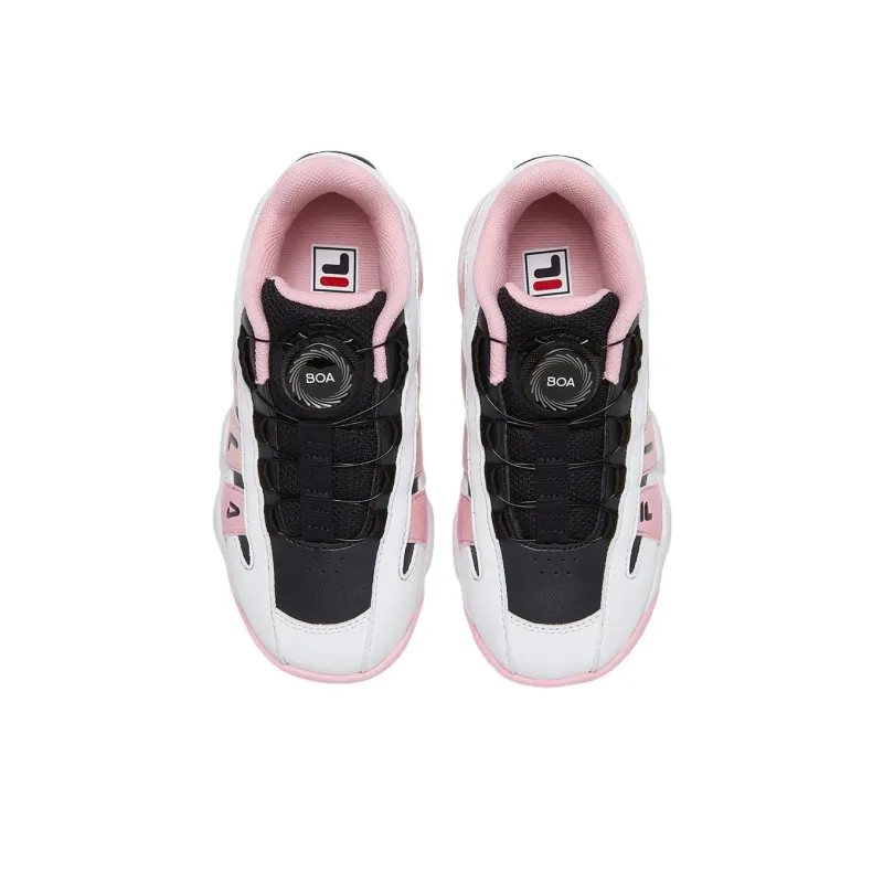 FILA KIDS BOA Slip-Resistant Breathable Low-Top Children's Basketball Shoes Legend Blue Pastel Fuchsia Kids'-2
