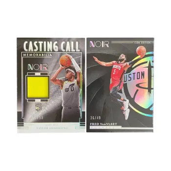 PANINI 2023 24 Hendrix RC Rising Stars Jersey NOIR99+Noir Fred VanVleet 26/49 Star Card Pass Through Sports Cards 2 Pcs