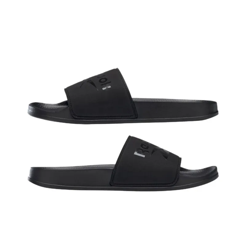 Reebok Slip-Resistant Abrasion-Resistant Slide Slippers Men's Black-4