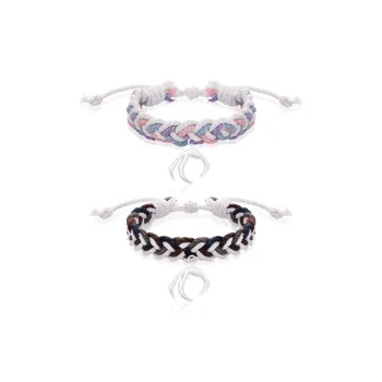 PRETTY DIARY Fabric Bracelets Unisex