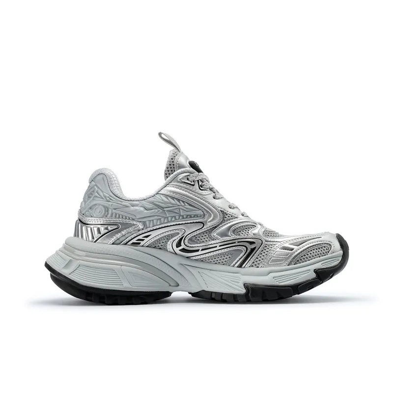 BASLS Moon Exploration Series Mecha Style Breathable Slip Resistant Low Top Chunky Sneakers-16