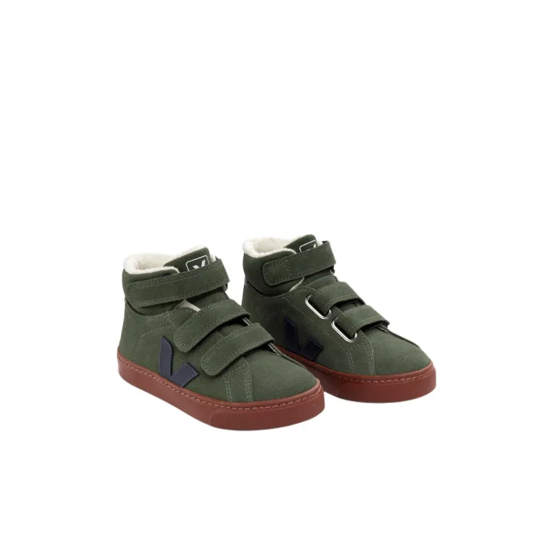 VEJA Esplar High-Top Kids' Skateboarding Shoes Green Kids'-2