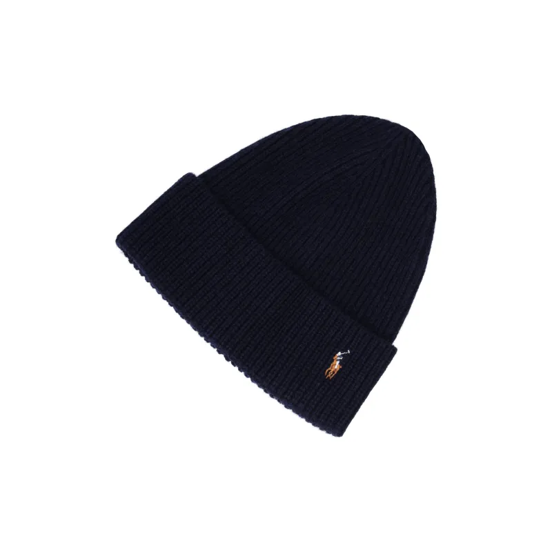 Polo Ralph Lauren Embroidered logo Ribbed knit Hat-1