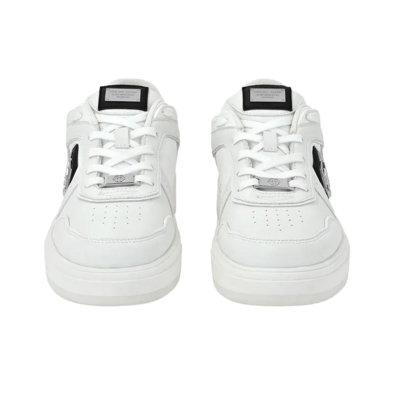 PHILIPP PLEIN Sk8r Plein Low Top Skateboard Shoes Unisex White-3