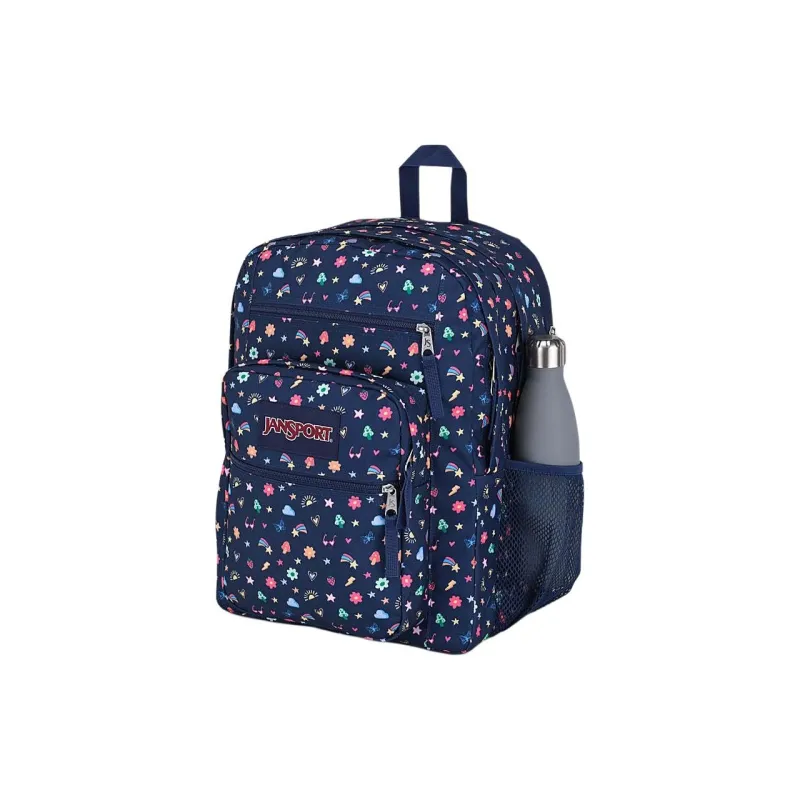JanSport Polyester Backpack Large Size Women's Blue-2