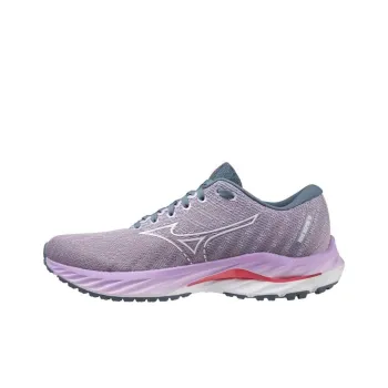 Mizuno Wave Inspire 19 Abrasion-Resistant Low-Top Running Shoes Women's Purple