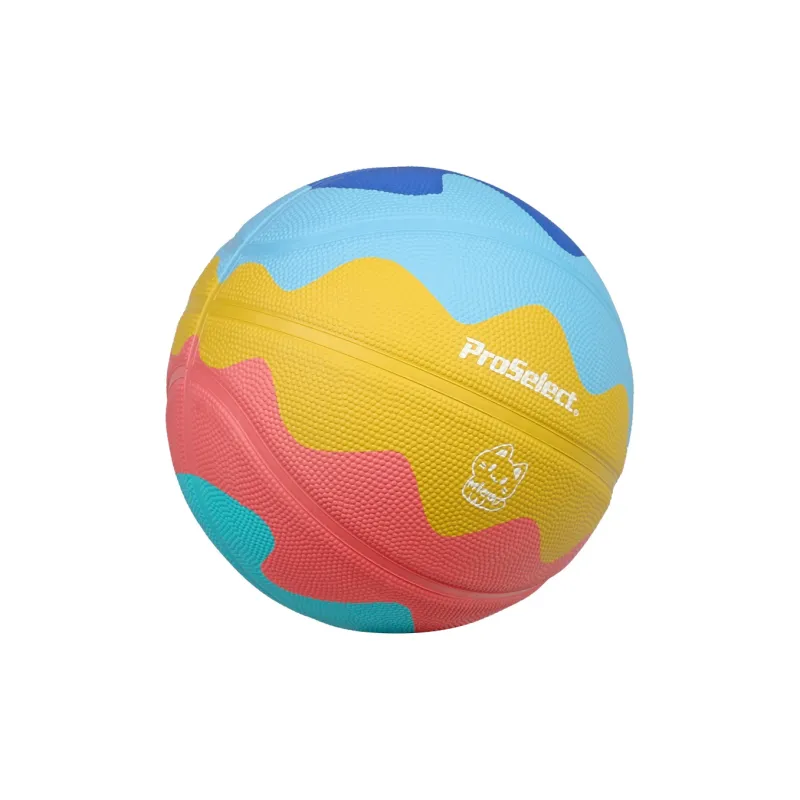 ProSelect Rubber Basketball Multicolor Size 5 Training Kids'-1