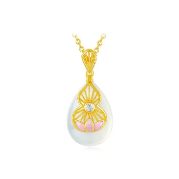 CHOW TAI SENG Chalcedony Necklaces Women's