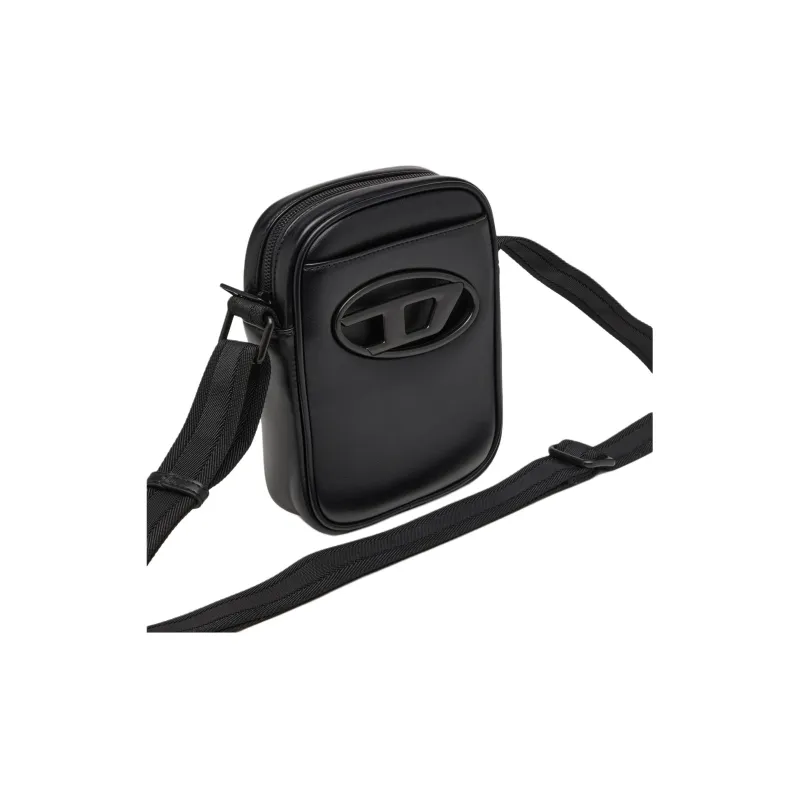 DIESEL PU Crossbody Bag Shoulder Bag Men's Black-1