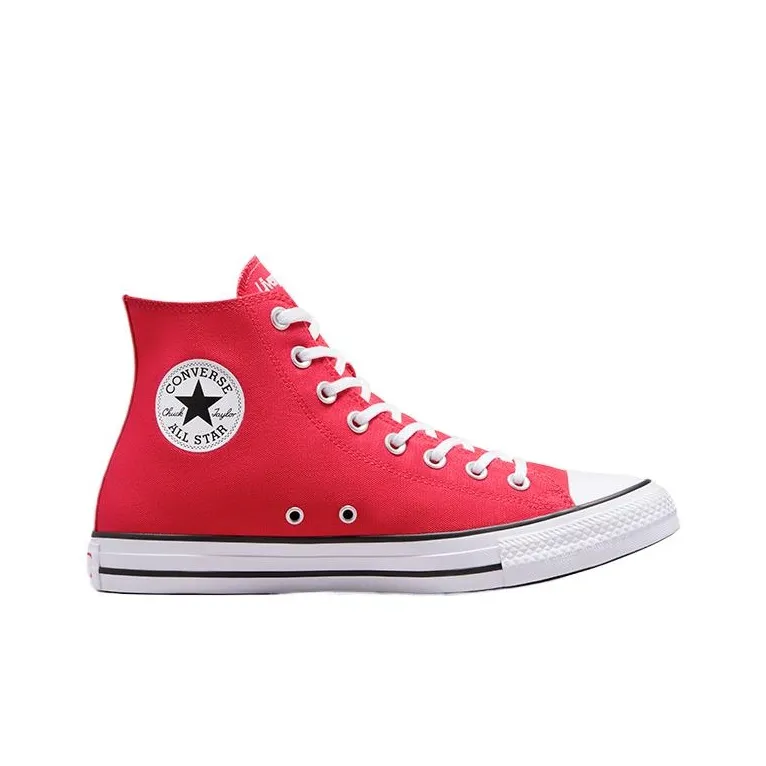 LIVERPOOL FC x Converse Chuck Taylor All Star Wear Resistant Mid Top Canvas Shoes Unisex Tomato Red-1