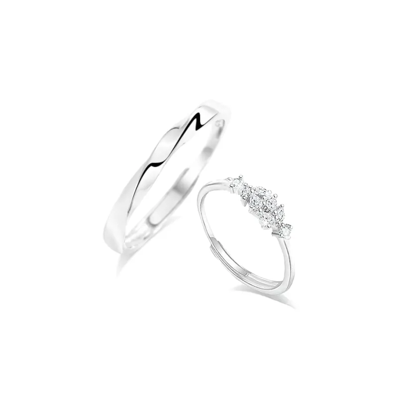 JOYDINNY Sterling Silver Rings Unisex-0