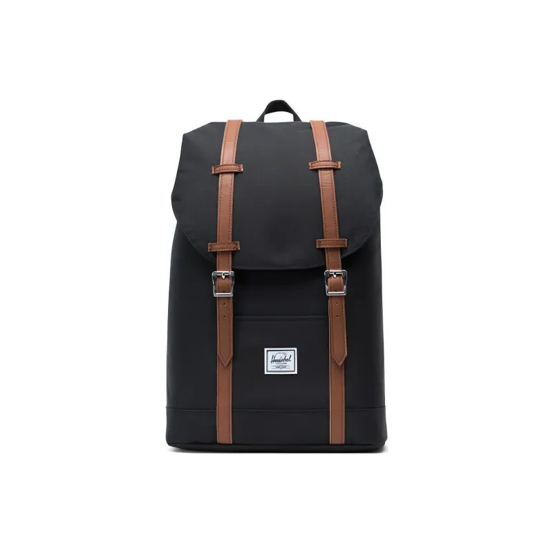 Herschel Polyester Travel Mountaineering Double-Shoulder Backpack Laptop Bag Regular Unisex Black-0
