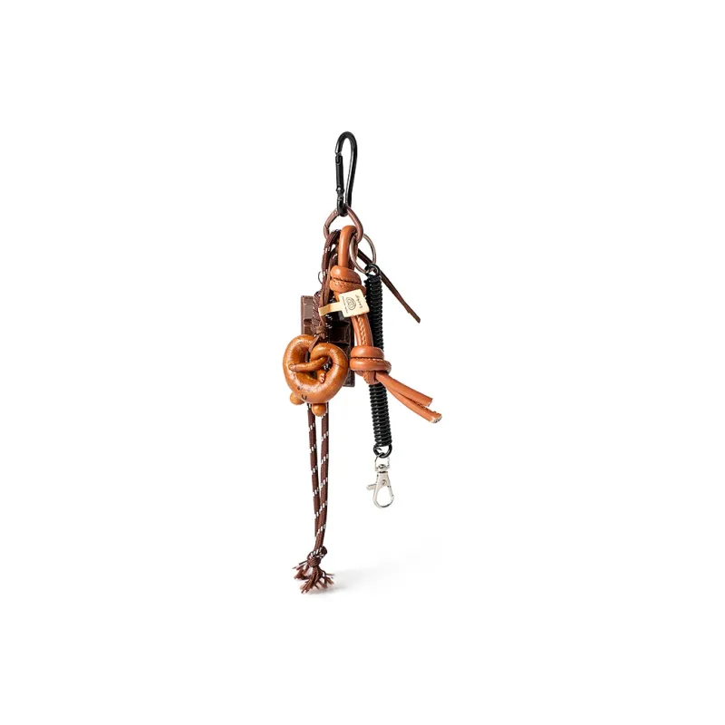 Vigno Polyester Charm Medium Size Unisex Brown-8
