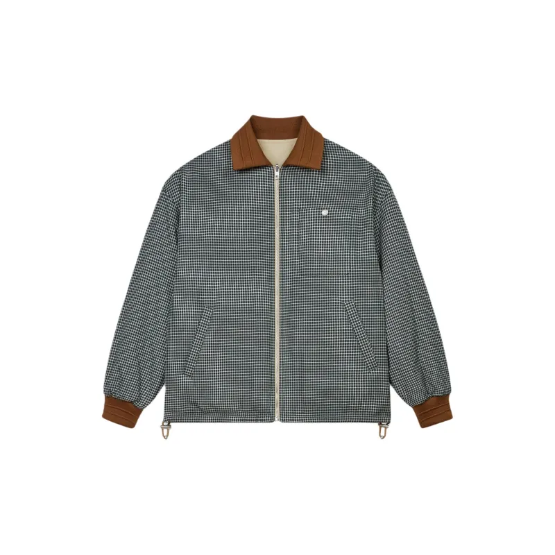 KENZO Logo Patch Zip Up Reversible Jacket-1