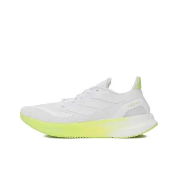 Adidas PUREBOOST 5 Cushioned Slip Resistant Low Top Casual Running Shoes Unisex White Yellow