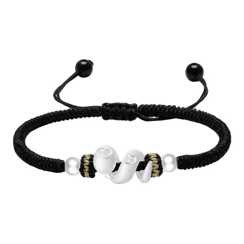 YASHENGZHUBAO Pure Silver Bracelets Unisex-0