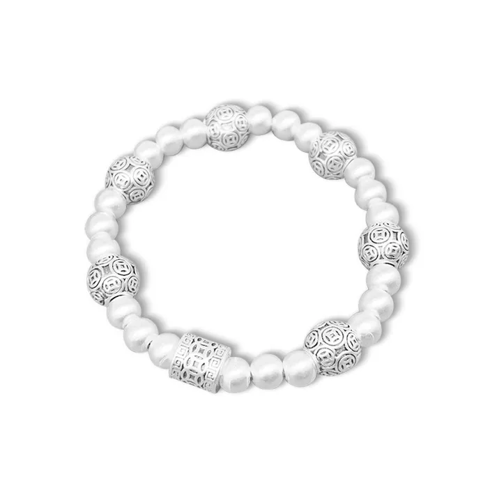 YUOFFICIAL 999 Fine Silver Adjustable Elegance Minimalist Style Fashion Advanced Design Bracelets Unisex-0