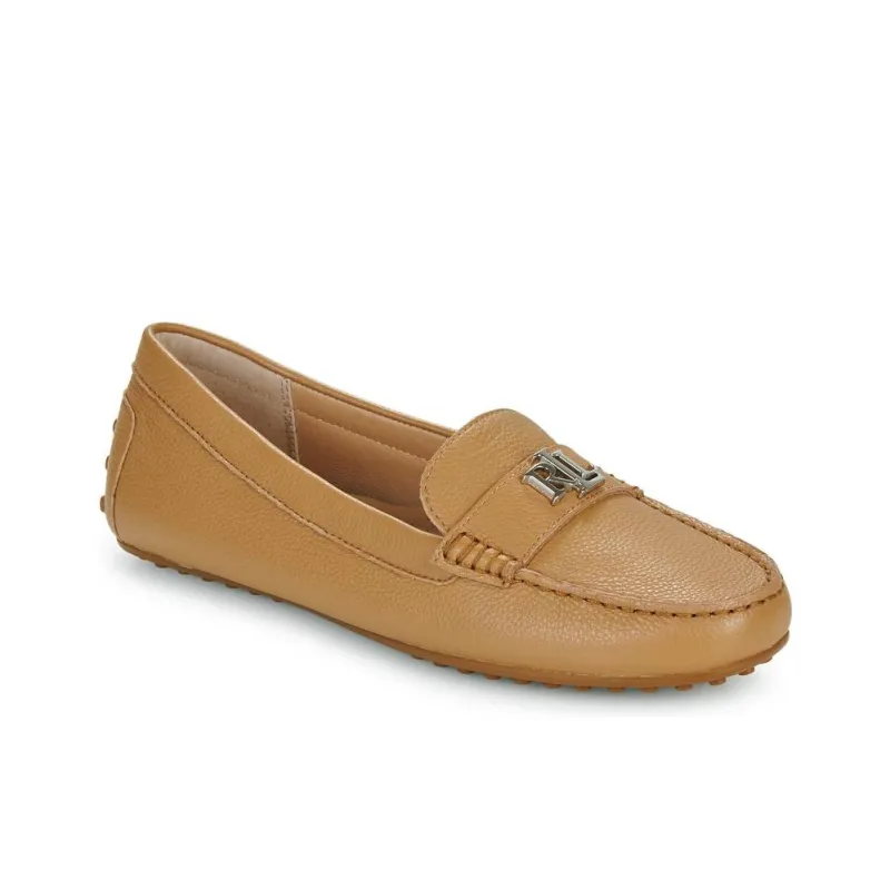 LAUREN RALPH LAUREN Barnsbury Gommino Loafers Women's Khaki-2