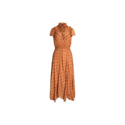 Polo Ralph Lauren Short-Sleeved Dresses Women's Orange
