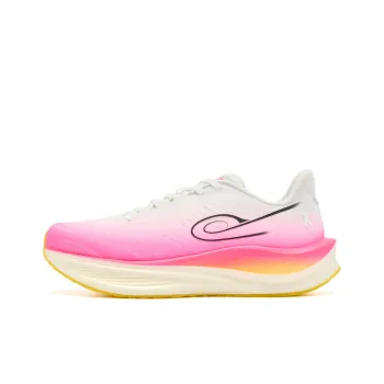 QIAODAN Strong Wind 3TR Running Shoes Women's Low Top Jordan White/Neon Pink