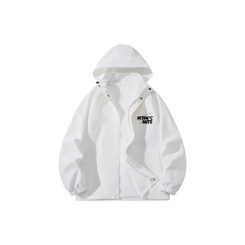 Small Columns Under The Sea Jackets Coats Unisex Black-4