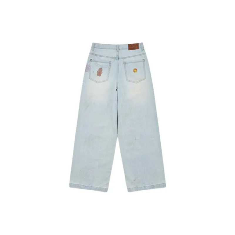 GOOD BAI GOODEES New Year Collection Jeans Unisex Denim Light Blue-1
