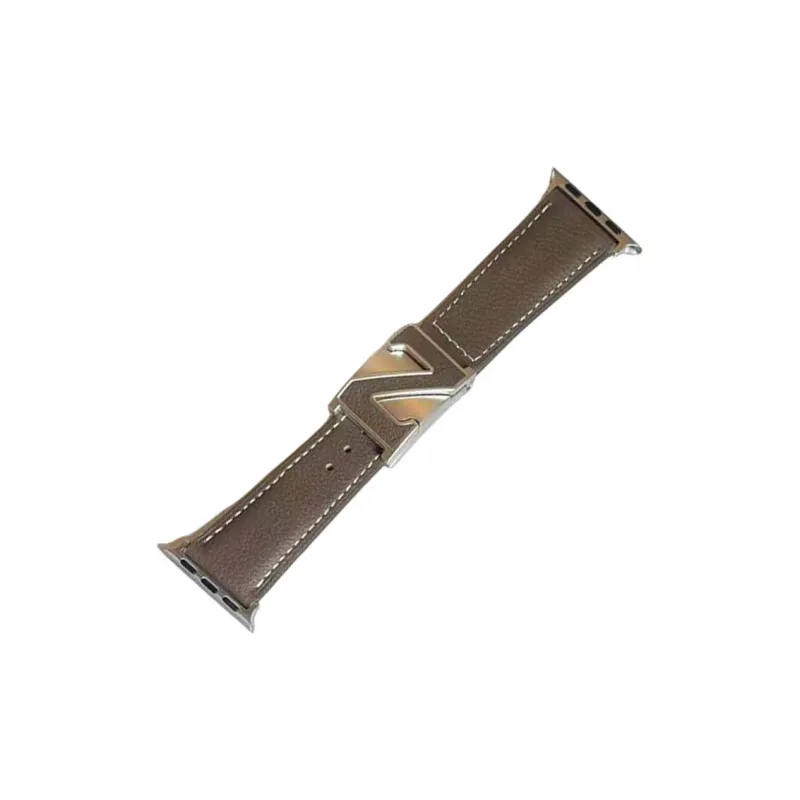 NCFCK Watch Band Apple Compatibility Cowhide Leather Material-13