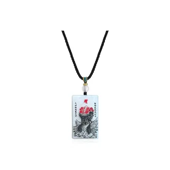 Tang Zhi Serpentine Jade Necklaces Unisex