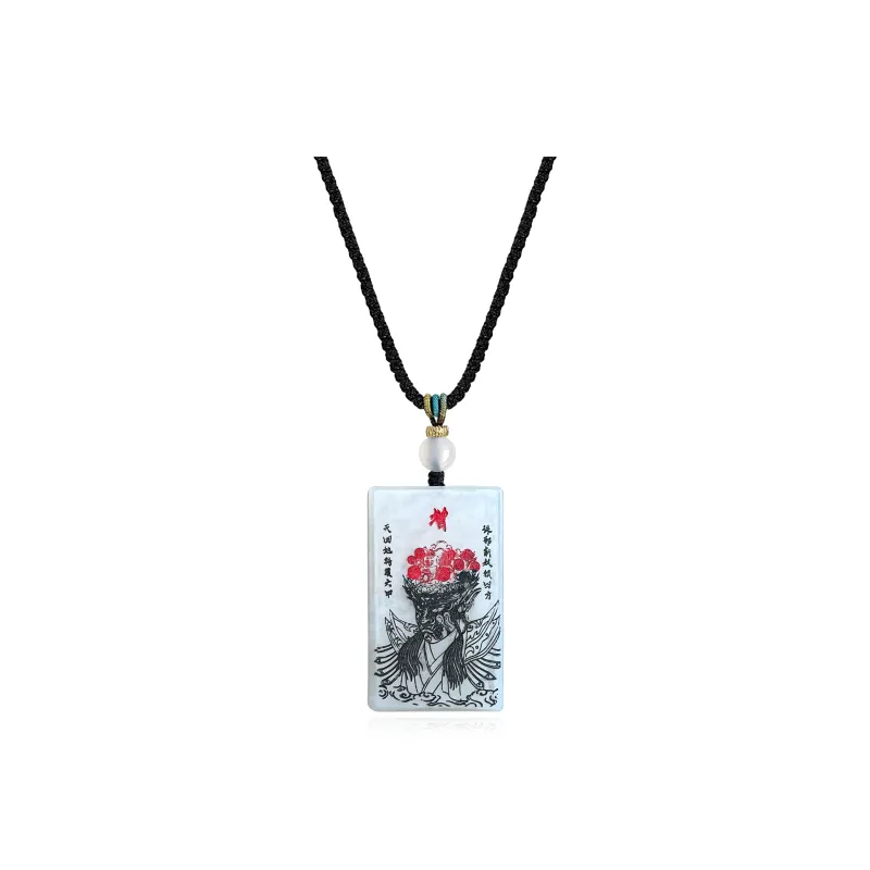 Tang Zhi Serpentine Jade Necklaces Unisex-0