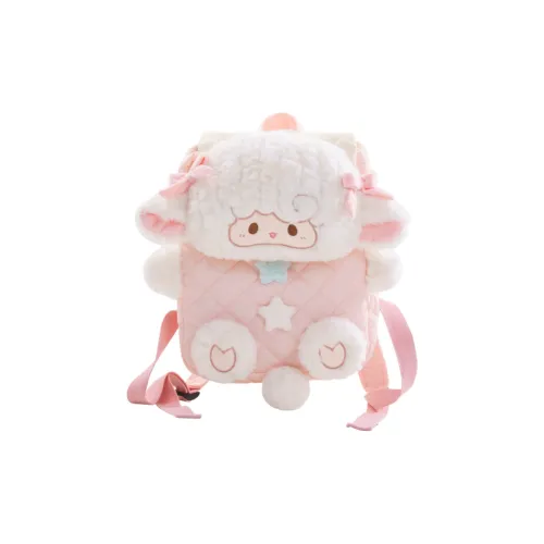 Holding Bamboo Polyester Backpack Regular Women's Pink