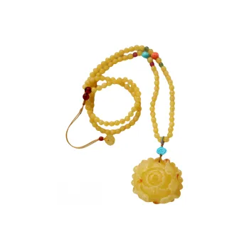 Xifeng Building Beeswax Necklaces Unisex
