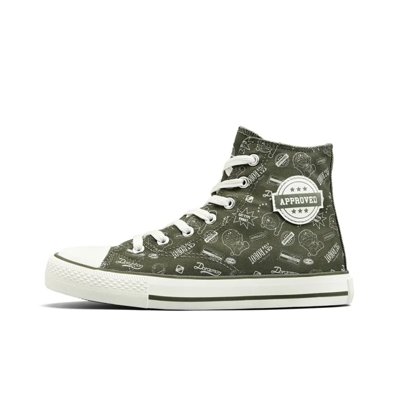 DoraemonA High Top Canvas Shoes Men's-1