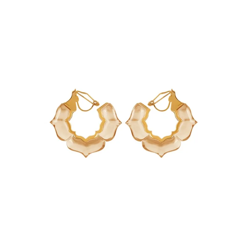 Bi disc 192 Silver Earrings Unisex-29