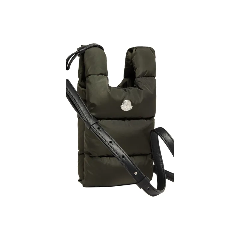 Moncler LEGERETE Collaboration Nylon Crossbody Bag, Shoulder Bag Small Size Women's Olive Green-1