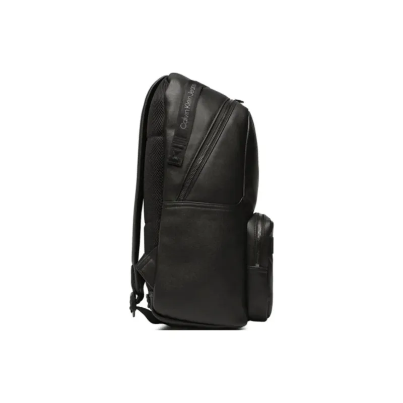 CALVIN KLEIN Polyurethane Backpack Men's Black-2