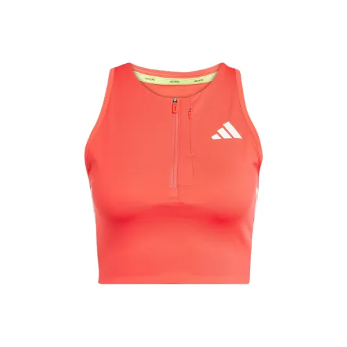 Adidas Free Shipping With AdiClub Adizero Running Gel Pocket Crop Top