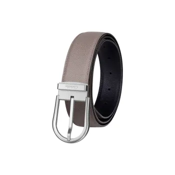 CATELLES Dual Sided Soft Top Grain Cow Leather Leather Belts Men's 3.5cm
