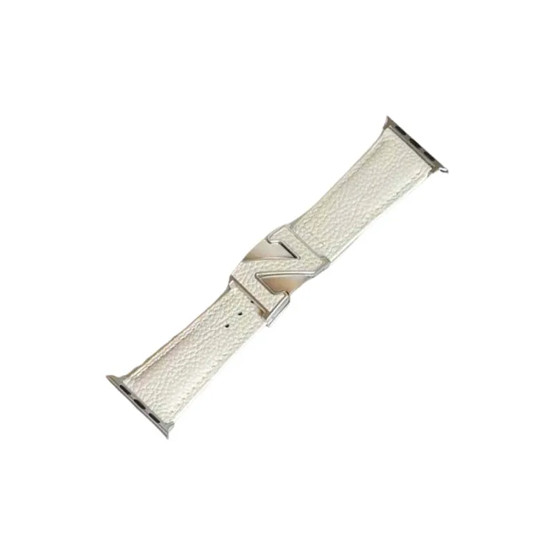 NCFCK Watch Band Apple Compatibility Cowhide Leather Material-1